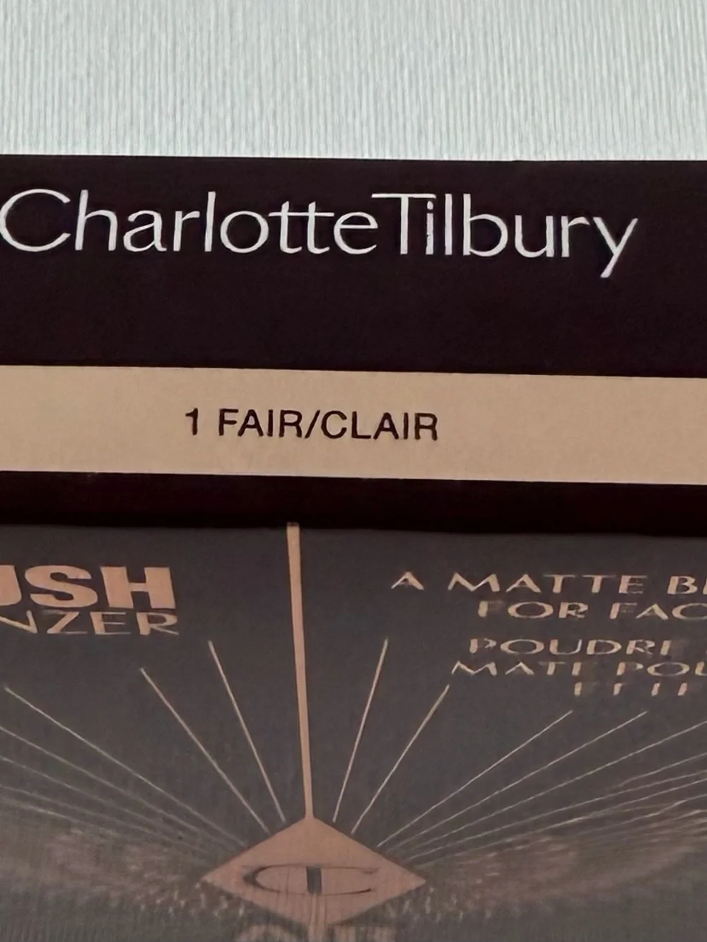 Charlotte Tilbury Airbrush Bronzer - 1 Fair- Full Size - NIB